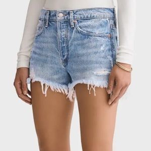 Lightly worn agolde jean shorts